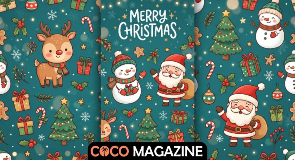 Cute Christmas Wallpaper for iPhone and Android